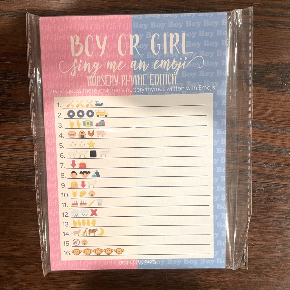 Boy Or Girl Gender Reveal Game